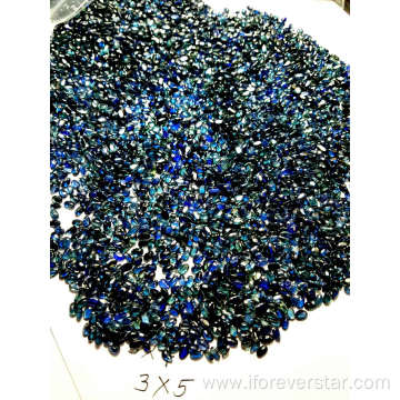 natural oval cut blue sapphire gemstone